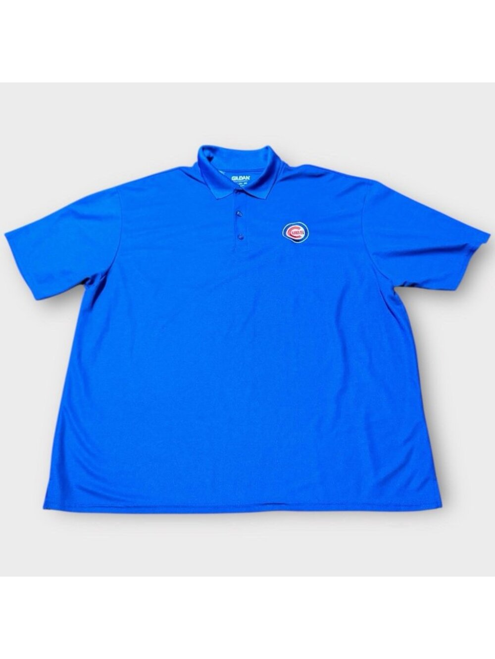 Chicago Cubs Gildan Sportswear Men's Blue Polo S/S Football Shirt Tee Sports